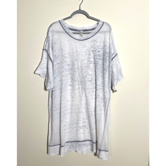 Free People Other - Free People Intimately Peace Out Oversized Burnout Lightweight Sleep Shirt Sz M